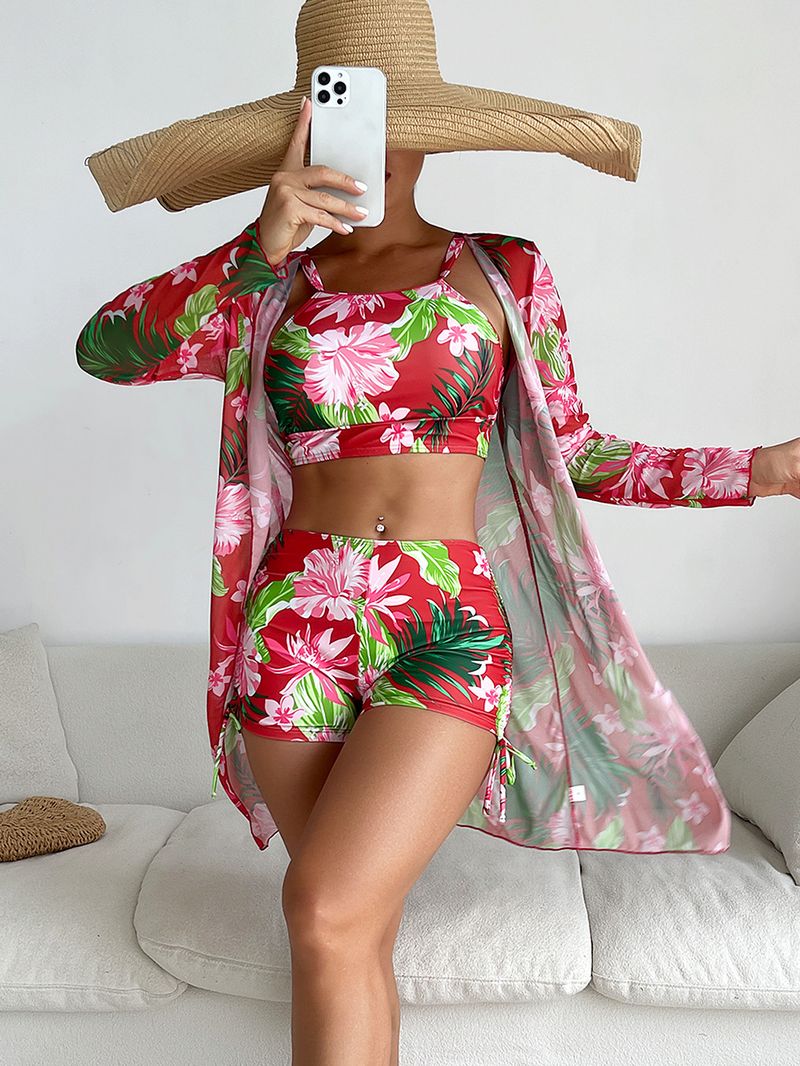 Dameskleding Badpak Driedelig damesboxershort met print_voghion.com