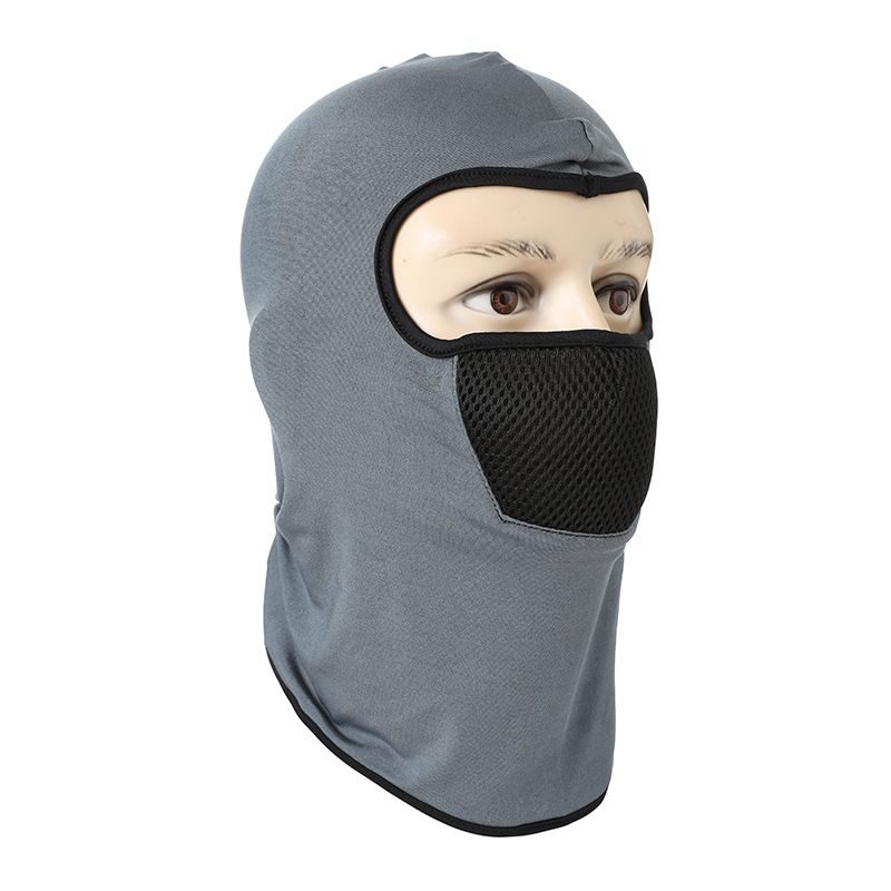 LazyZoom - Capucha integrada para deportes al aire libre, protección solar de seda fría, transpirable, protector de cuello, bufanda para la cabeza, máscara de ciclismo_voghion.com
