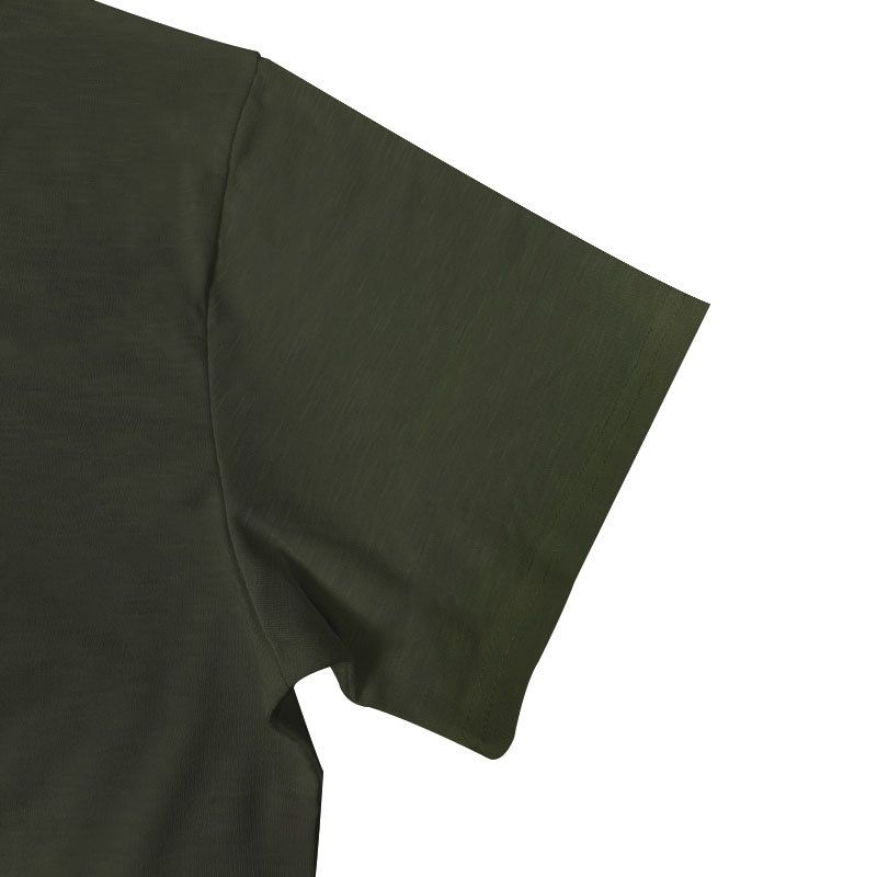 Maglietta a maniche corte in bambù per il commercio estero transfrontaliero, da uomo, estiva, casual, con colletto alla coreana, taglia grande, a maniche corte, da uomo, con bottoni_voghion.com
