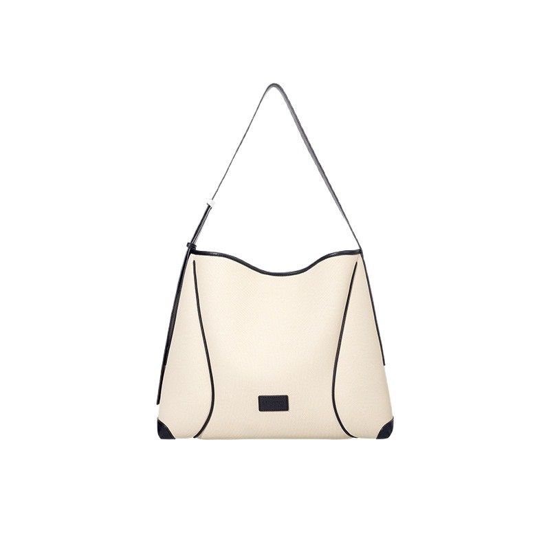 omto New Oatmeal Soft Hobo Canvas Crossbody For Women Large Capacity Commuter Handbag Single Room Bag High-end Feel_voghion.com