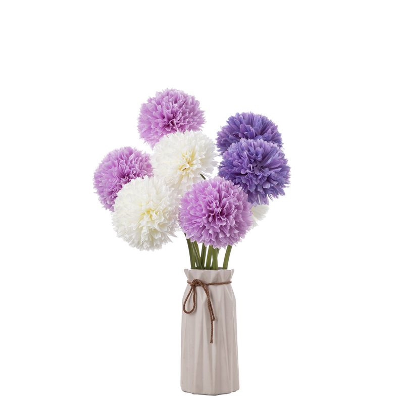small hydrangea onion ball simulation bouquet simulation plant silk flower fake flower home wedding MW13301_voghion.com