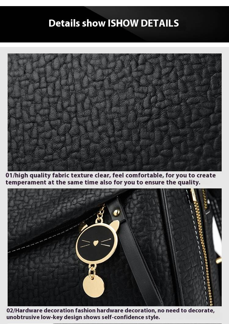 Zaino da donna Kangaroo 2024 Nuovo zaino versatile casual alla moda in morbida pelle, borsa da viaggio di grande capacità_voghion.com