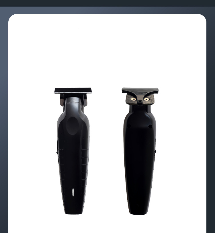 Professional Cordless Hair Clipper – Titanium Alloy Blade For Precision Fades, Bald Cuts & Beard Trimming (Black/White, 90min Fast Charge)_voghion.com