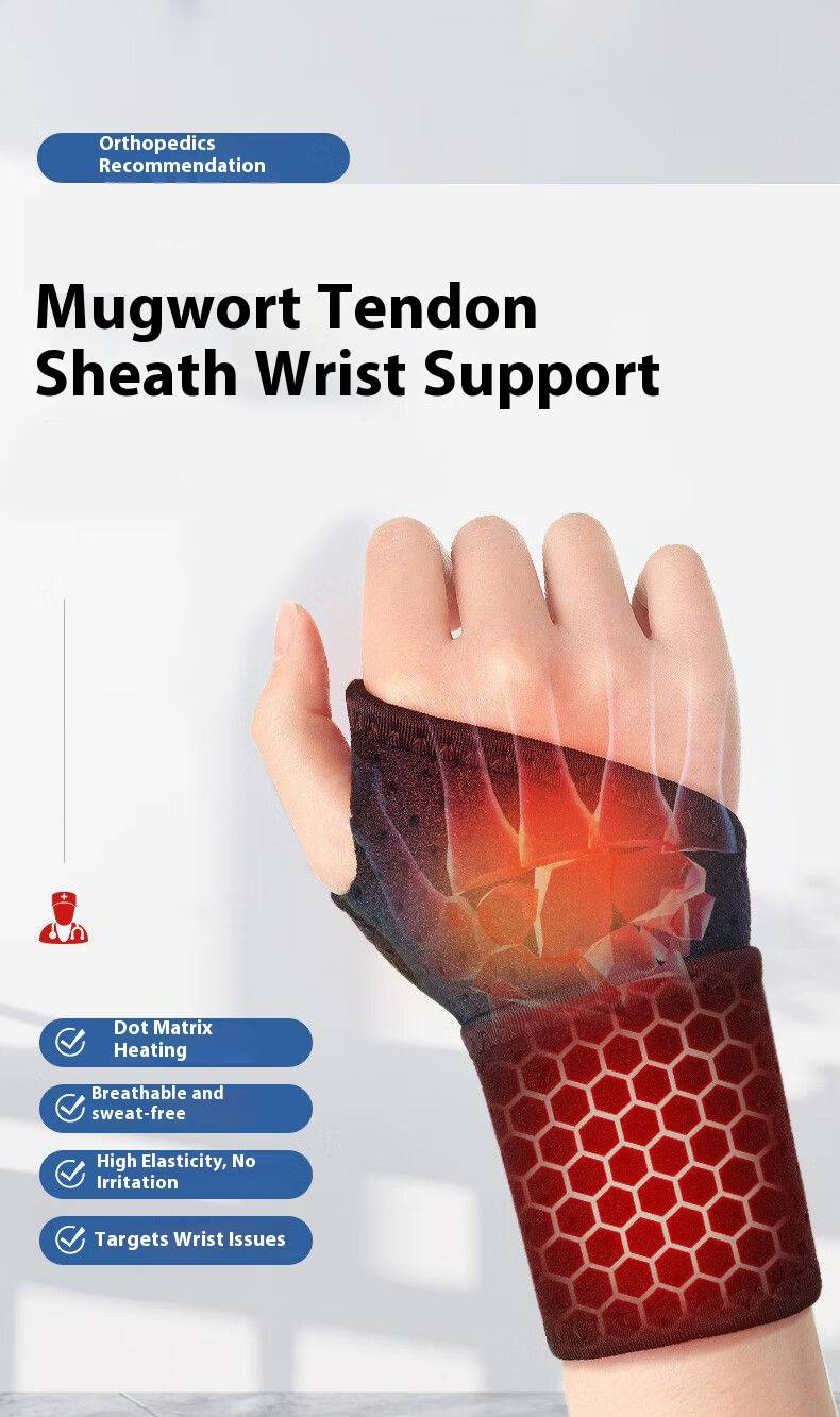 Thermal Wrist Support Brace With Herbal Relief – Breathable Compression Wrap For Sprains, Arthritis & Daily Pain (Unisex, One Pair) – Ideal For Tennis_voghion.com