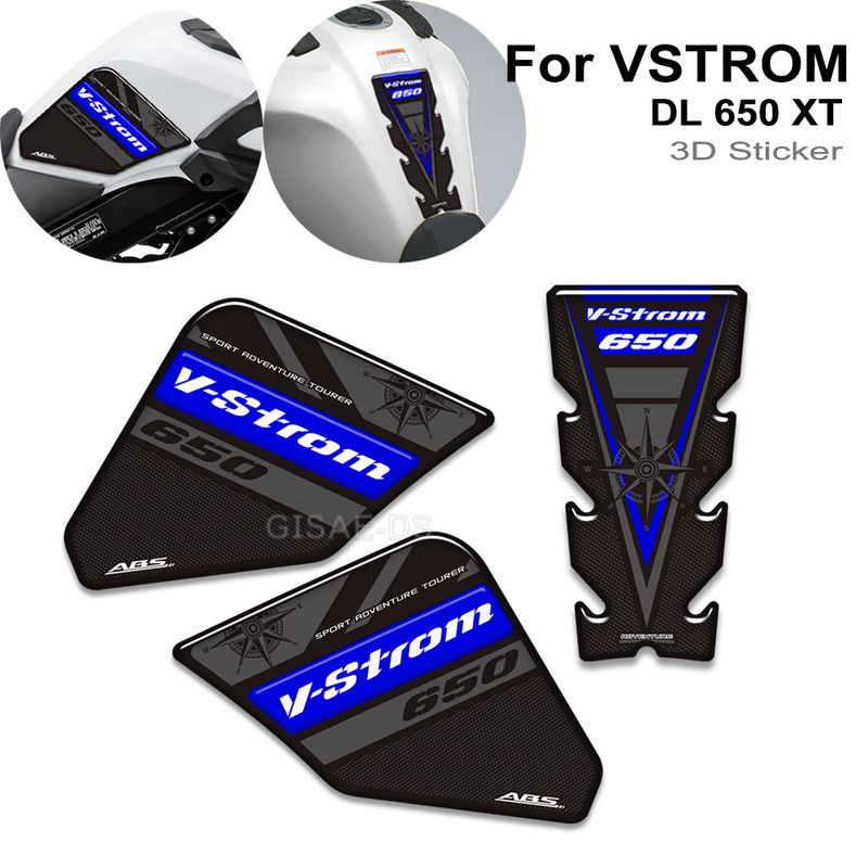 Protection de réservoir TankPad Protection Autocollants Kit d'huile de carburant Adventure pour Suzuki V STROM VSTROM DL 650 XT 650XT 2018 2019 2020 2021 2022_voghion.com