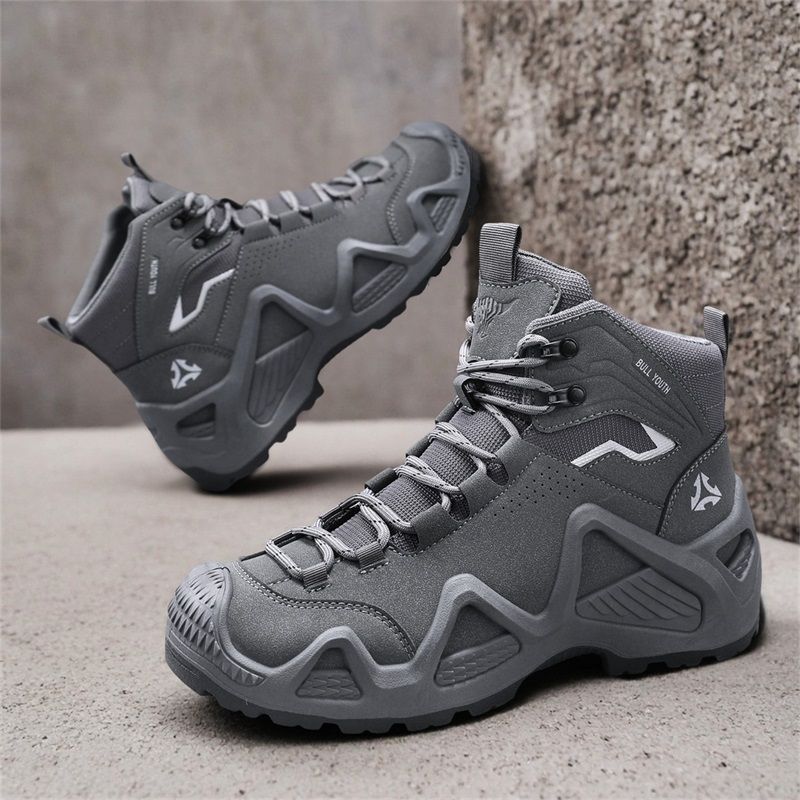 Stivali tattici da uomo con cinturini per addestramento al combattimento, cinturini impermeabili, scarpe da trekking traspiranti multifunzionali per motociclette all'aperto_voghion.com