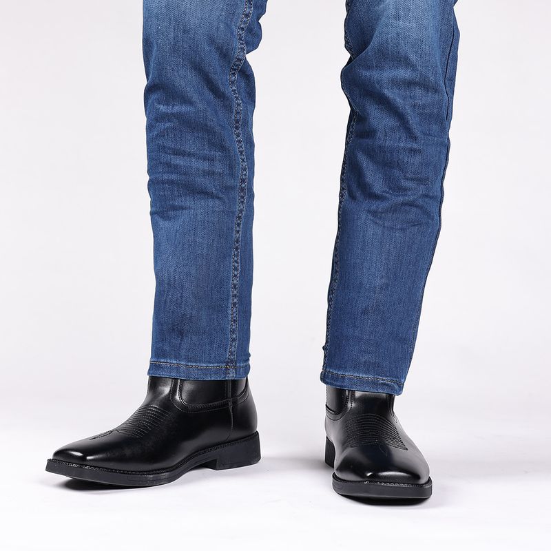 Pantofi olimpici noi și ghete western clasice brodate cu elemente de steag stelar lungi 8702 de cowboy_voghion.com
