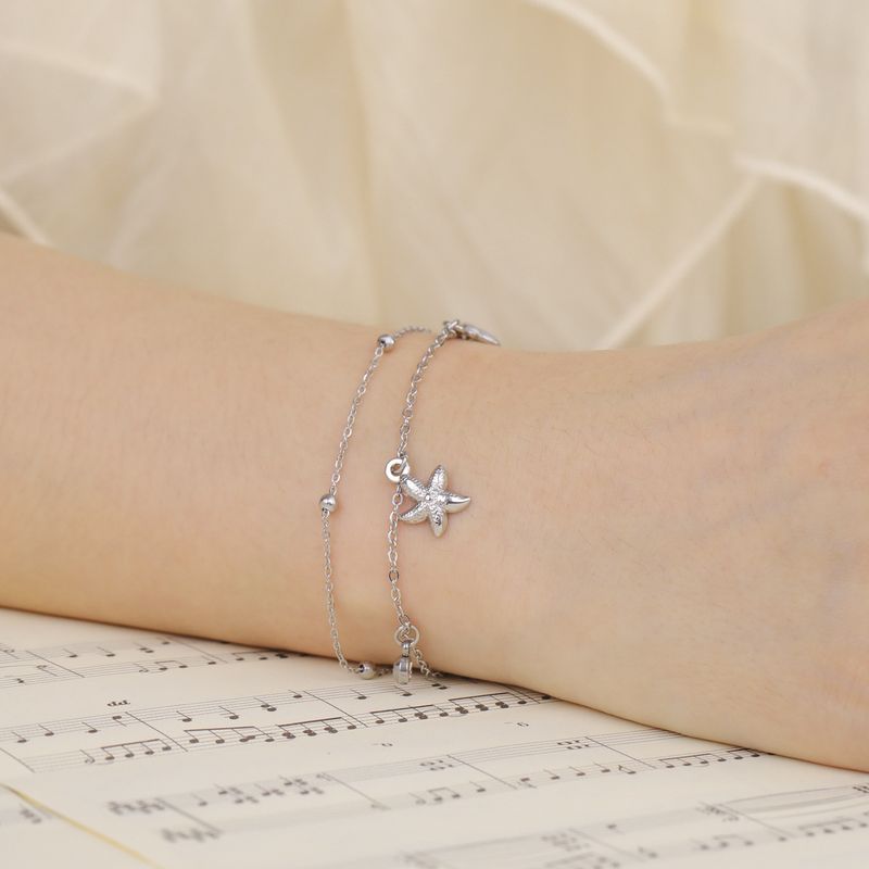 Women's Jewelry Shell Charm Bracelet Star Heart Sun Jewelry Hand Stainless Steel Accessories Elegant Valentine's Day Gift Bracelet_voghion.com