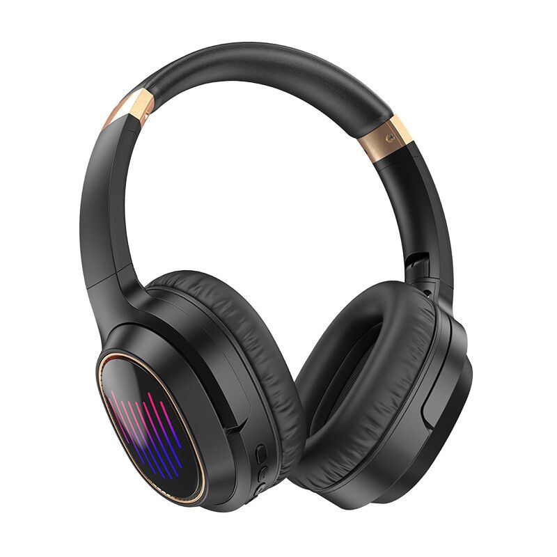 Cuffie Bluetooth wireless, auricolari stereo sovraurali, cuffie con cancellazione del rumore_voghion.com