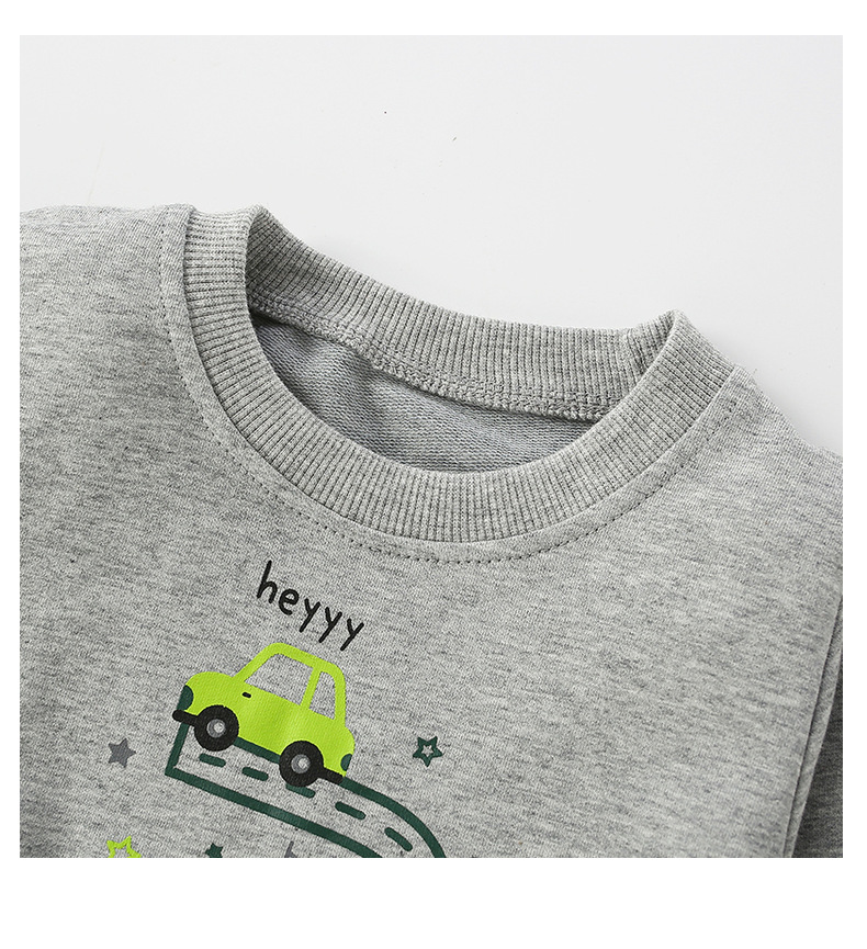 Children's Hoodie Autumn Baby Long-sleeved T-shirt Wool Circle Hoodie For Children_voghion.com