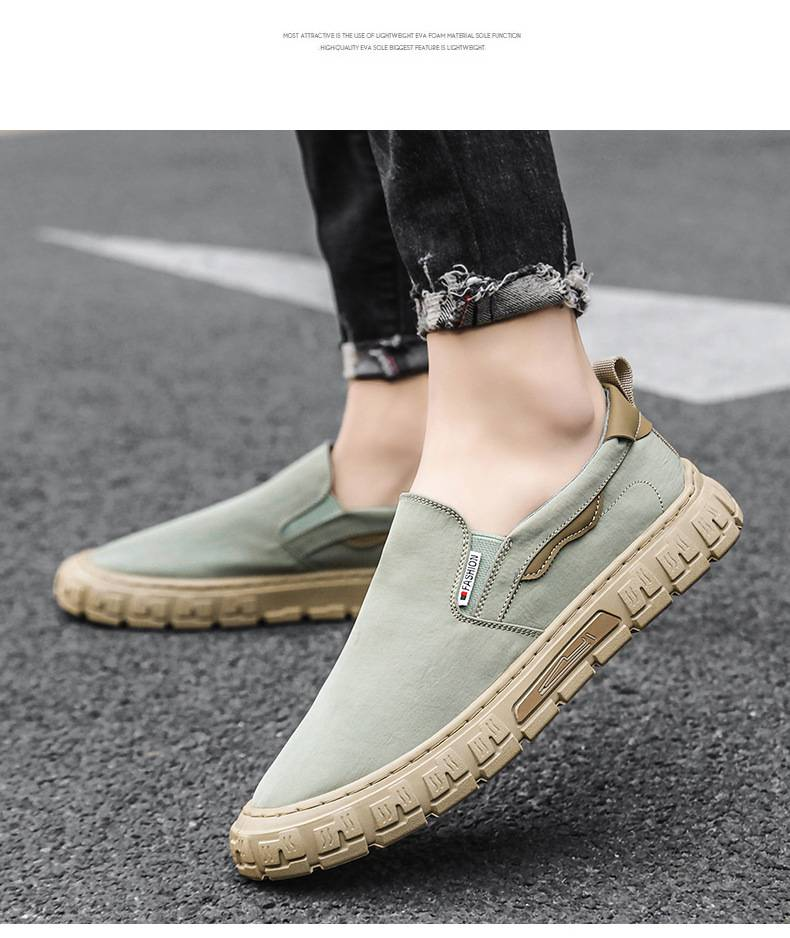 Beliebte bequeme One-Step-Canvas-Schuhe, atmungsaktive Freizeitschuhe für den Außenhandel, niedrige Sportschuhe_voghion.com