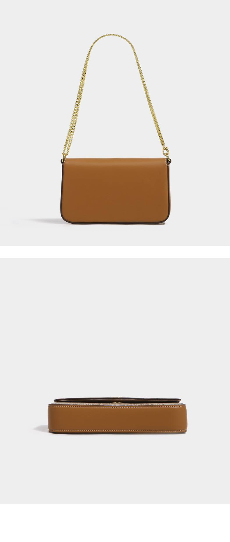 Sac à bandoulière pour femme, simple et à la mode, haut de gamme mais simple, petit sac enveloppe à bandoulière simple de luxe avec design parent-enfant._voghion.com