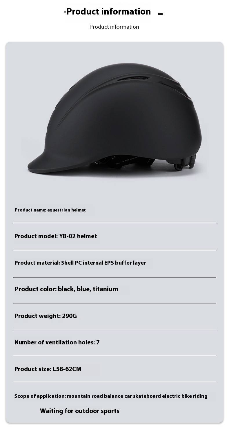 Capacete de equitação para homens e mulheres - Equipamento de segurança profissional para equitação com ventilação para saltos e equitação ao ar livre_voghion.com