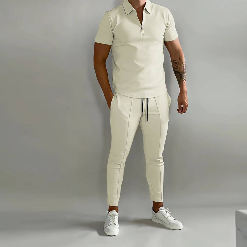 Europäische und amerikanische Sommer Herrenmode Jugend Freizeit Sport Set_voghion.com