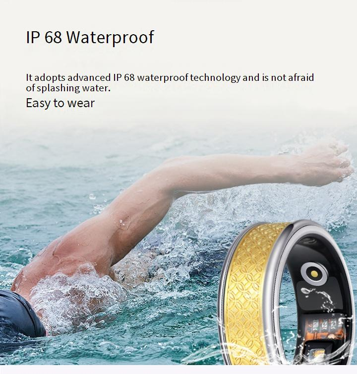Rings Smart Temperature Ring Heart Rate Blood Oxygen Pressure Sleep Monitoring Step Counting Sports Smart Ring Smartring_voghion.com