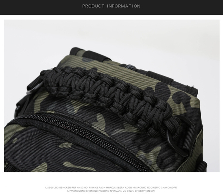 Tackle Bag Outdoor Single And Double Shoulder Dual-purpose Large-capacity Fishing Bag Tactical Camouflage_voghion.com