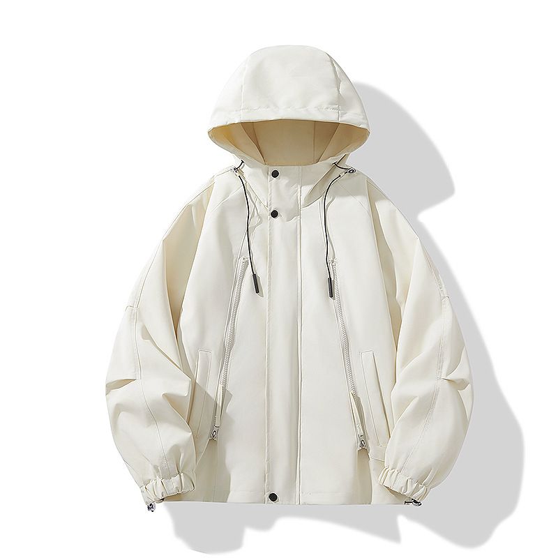CT Trendy Workwear For Men Spring And Autumn New Cardigan Solid Color Men's Casual Flight Jacket_voghion.com