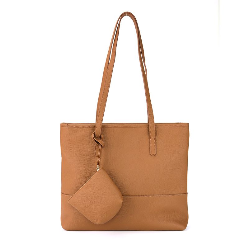 Borsa a tracolla in vera pelle da donna in stile coreano, grande capacità, semplice, con primo strato di pelle di mucca_voghion.com
