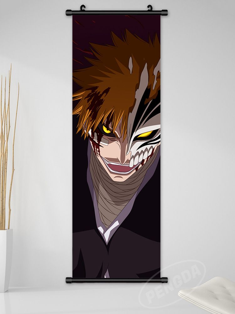 Impression jet d'encre haute définition Bleach Anime japonais Kurosaki Ichigo Toshiro Masamune Peinture décorative Byakuya_voghion.com