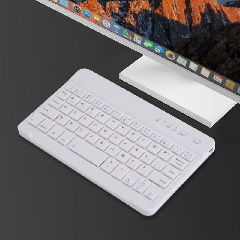 Farfi Portable Ultra-thin Wireless Bluetooth-compatible Keyboard Keypad For IPad Phone Tablet_voghion.com