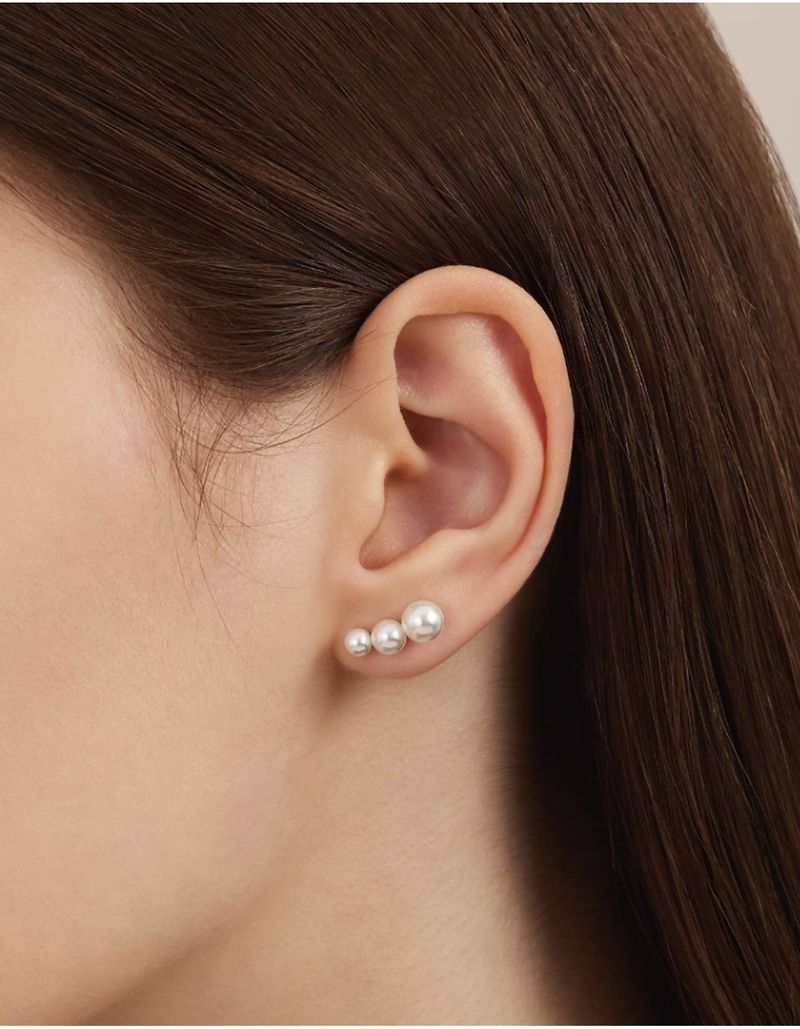 Women's Jewelry Arc Shaped Pearl Earrings Niche Light Luxury High End Design Fashionable And Elegant Earrings Versatile Earrings_voghion.com