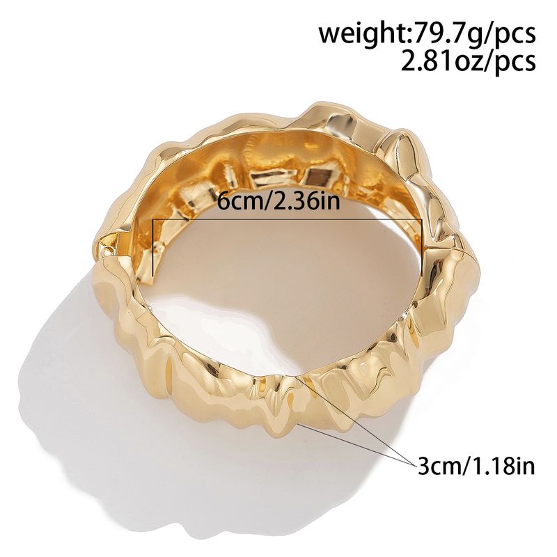 Temperament Baroque Big Pearl Ins Stacked Bracelet, Exaggerated Irregular Winding Bracelet_voghion.com
