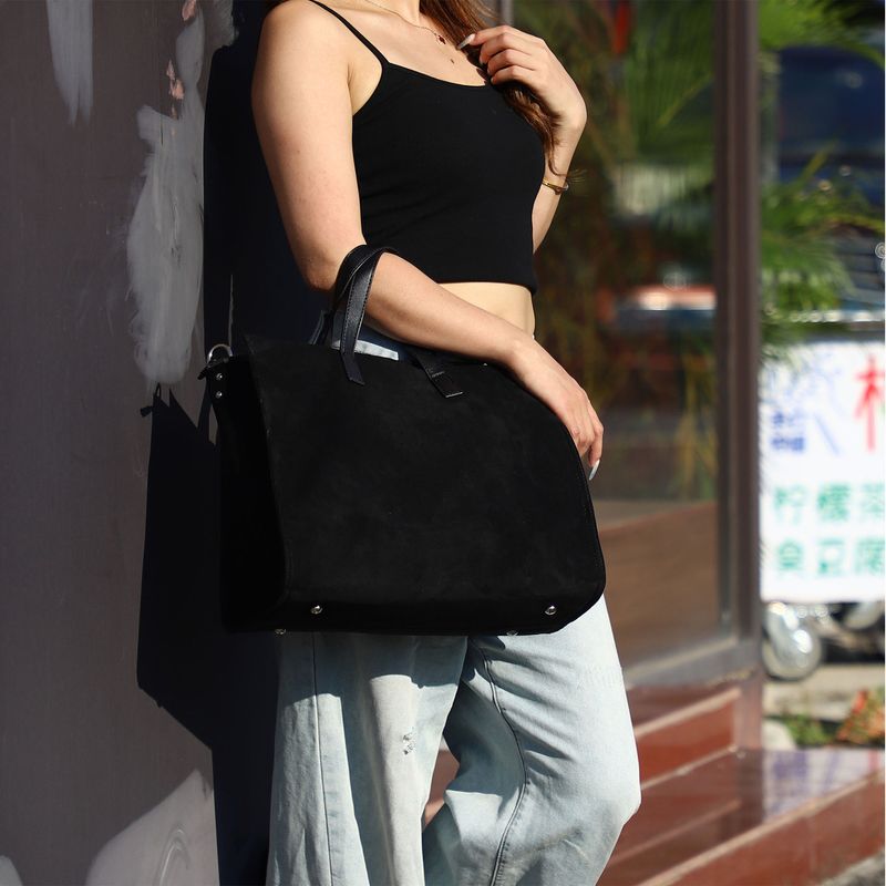 Cow Print Plush Tote Bag Women's Retro Leopard Print Plush Tote Bag Shoulder Bag Messenger Bag_voghion.com