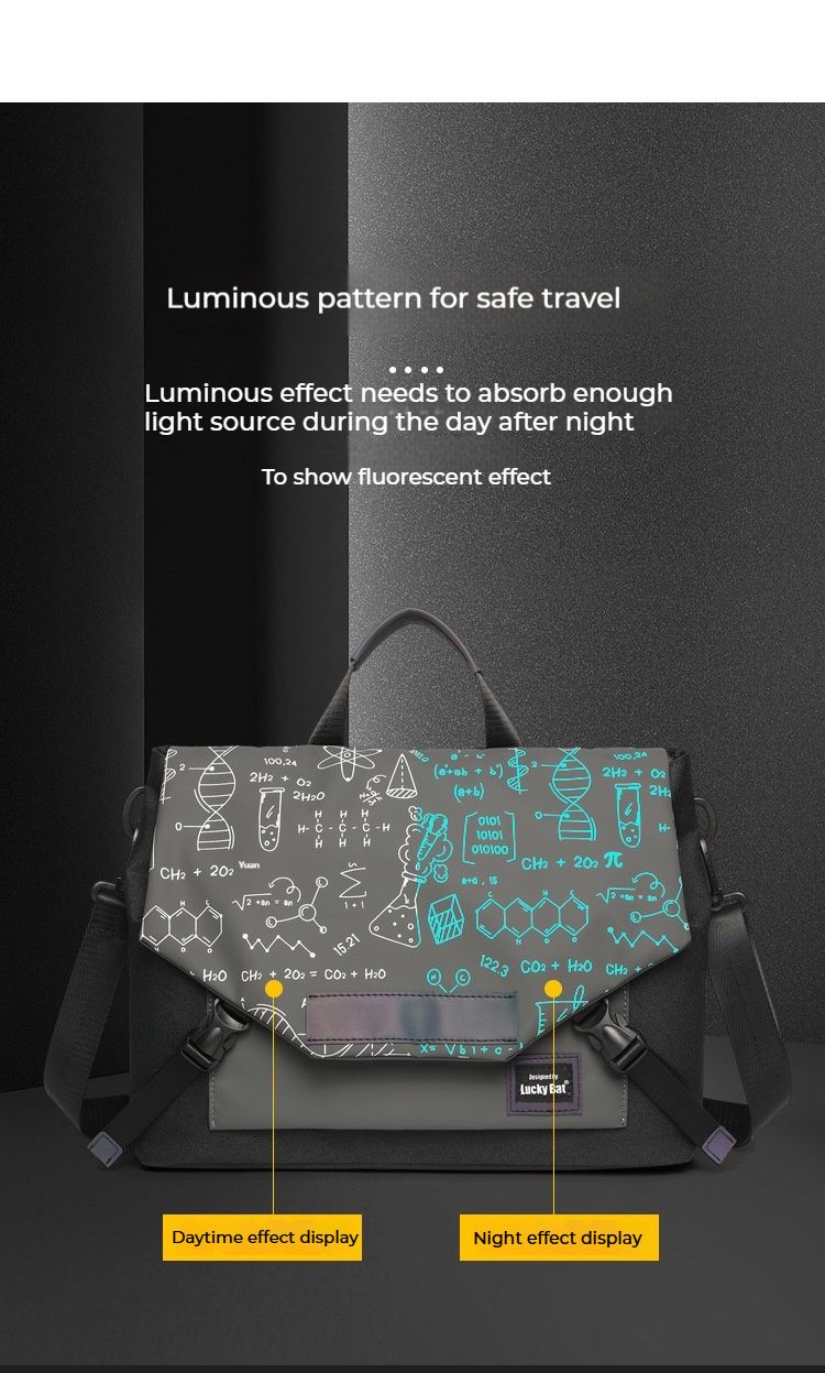 Geantă pentru laptop, geantă de mână personalizată la modă, nouă sosire, geantă de mână pentru laptop de gaming, cu un singur umăr, de mare capacitate. Unică și plină de personalitate._voghion.com
