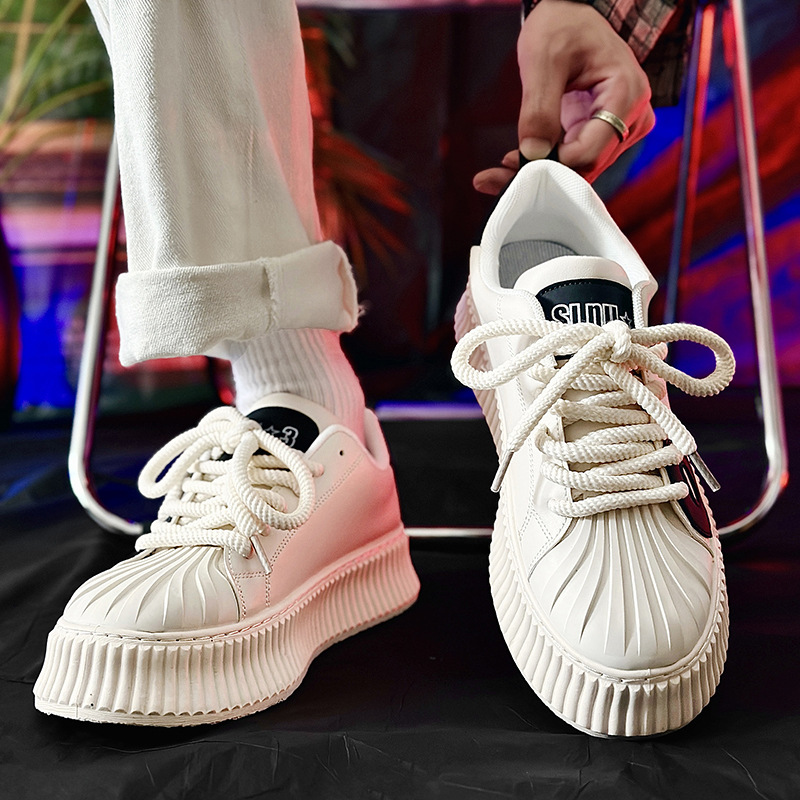 Niche Design Bear Bread Men Casual New National Trend Dad Skateboard Trendy Brand Live Streaming Men's Shoes_voghion.com