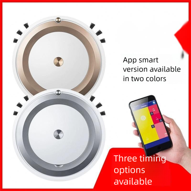 APP Robot Vacuum, Smart Mapping Sweep/Mop/Vacuum, 120min Runtime, Carpets & Hard Floors Cleaning_voghion.com