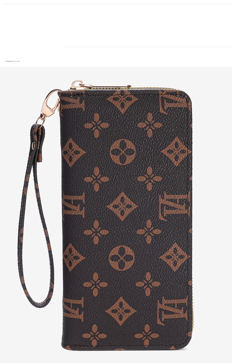 Lompakkokukkaro Naisten Naisten Pitkä Clutch Laukku Monitoiminen Suuri kapasiteetti Presbyopia Matkapuhelinlaukku Kolikko Lompakko Lompakko Lompakko Lompakko_voghion.com