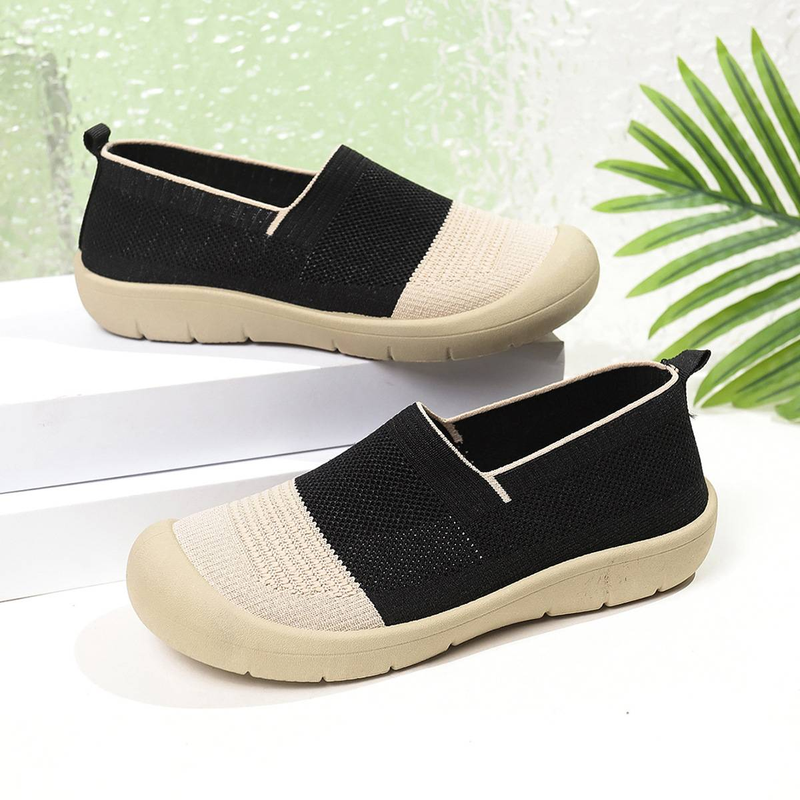 Die neuen flachen, atmungsaktiven Damenschuhe für den Herbst sind rutschfest und bequem für entspanntes Gehen_voghion.com