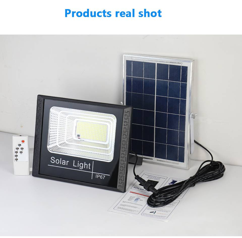 Outdoor Solar Lamps LED Lights Garden Lighting Floodlight IP67 Waterproof Stairs Wall Solar Light Dimming Remote Control 3 Model_voghion.com
