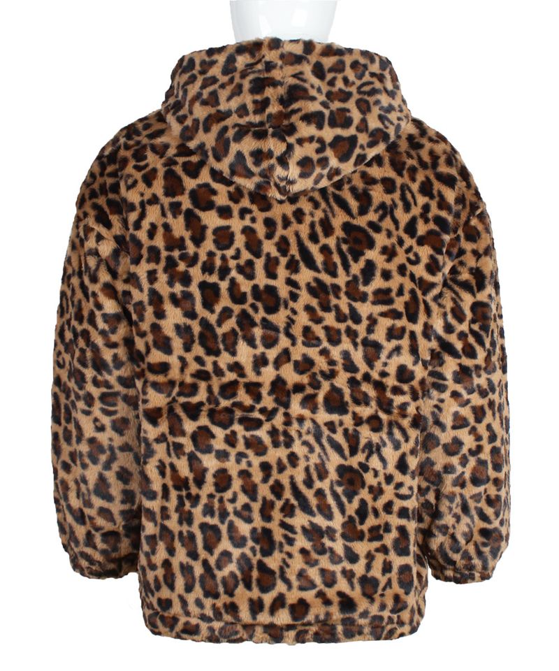 Giacca leopardata colorata in pelliccia sintetica più venduta da uomo nel 2025, giacca leopardata calda e spessa in peluche con colori a contrasto_voghion.com