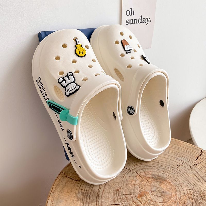 Pantofole da uomo Baotou in EVA antiscivolo e odorose, da esterno, per genitori e figli, estive, 2025_voghion.com