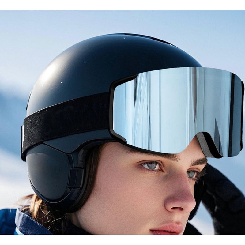 Double-layer Anti-fog Large Field Of View Aspheric Indoor Goggles HD Enhanced Clarity Outdoor Mountaineering Ski Glasses_voghion.com