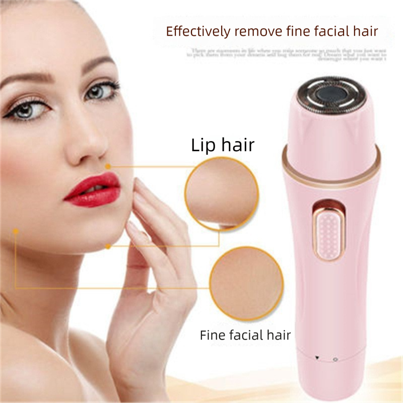 4-in-1 Women's Eyebrow Trimmer - Sideburns Nose Lip Armpit Hair Portable USB Rechargeable_voghion.com