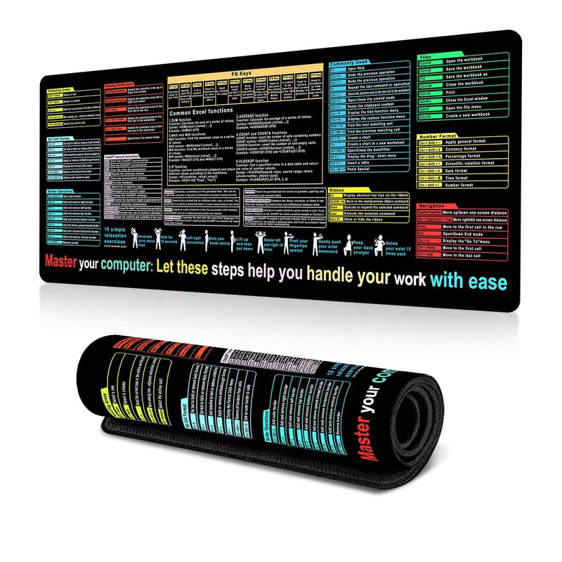 Tappetino per mouse con scorciatoia inglese di grandi dimensioni per computer da ufficio in Europa e in America, tappetino per mouse di grandi dimensioni di grande vendita_voghion.com