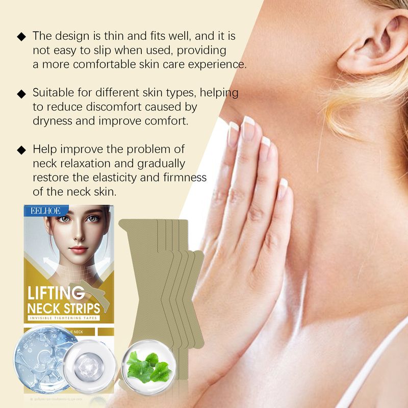 EELHOE Neck Firming Patch, Moisturizes Neck And Reduces Neck Lines Daily Moisturizing Lift Patch_voghion.com