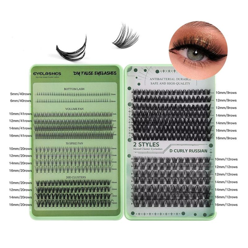 Large - Capacity Best - Selling Lower Eyelashes, Multi - Style False Eyelashes Family Set, Natural And Versatile, Dense Eyelashes_voghion.com