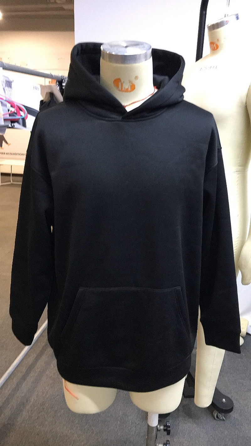 Übergroßes, lässiges Sweatshirt mit Kapuze und Teddybär-Print für Herren_voghion.com