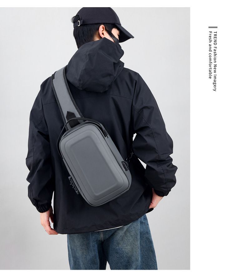 Leisure and Luxury Chest Simple Single Shoulder Crossbody Multi functional Brand, Diagonal Backpack, Small Bag, Trendy_voghion.com