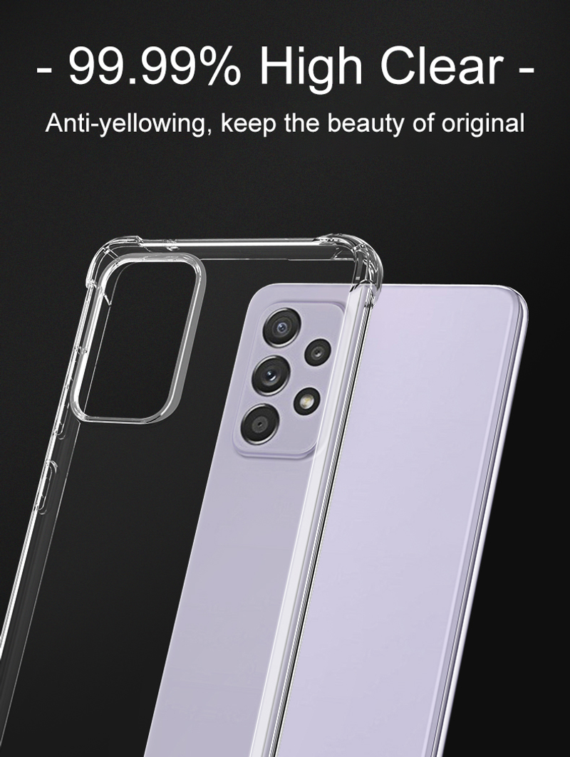 Stoßfestes Silikon-Softcase für Samsung Galaxy A53 A73 A33 A52 A72 A32 A22 A12 A71 A51 A31 A70 A50_voghion.com