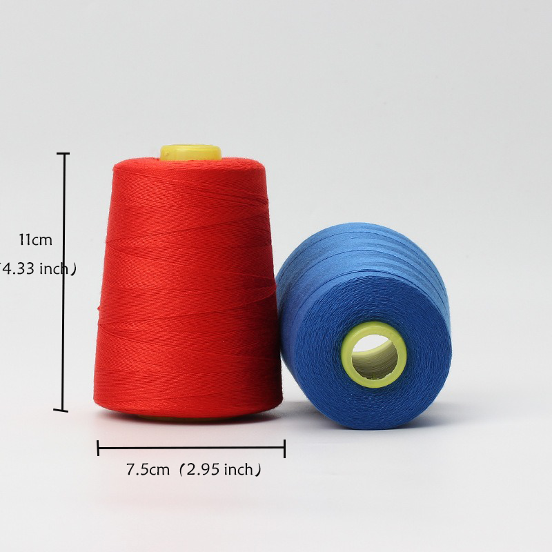 olor 2000 yards filo spesso in poliestere Borse e scarpe Filo per tornitura piatta 203 Filo per cucire denim_voghion.com