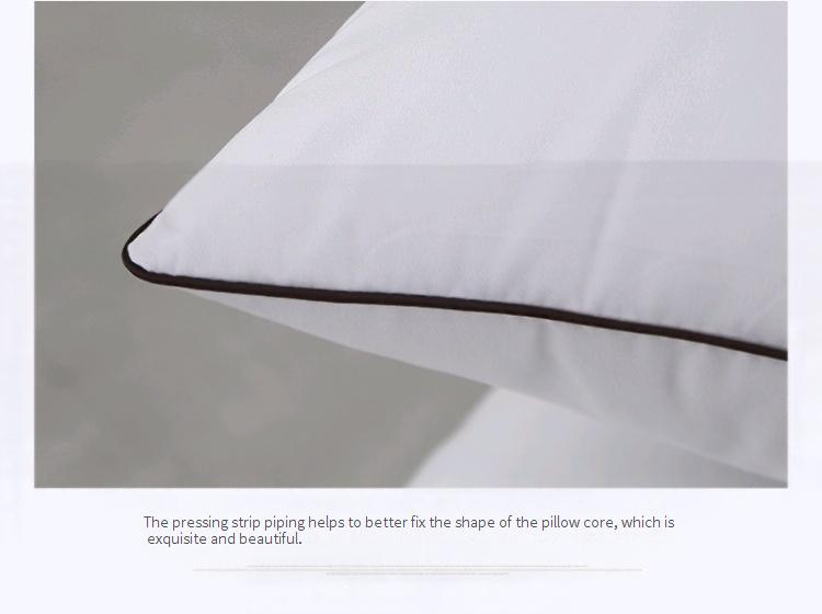 Bedding Pillows Hotel Homestay High Resilience Silk Cotton Pillow Core_voghion.com