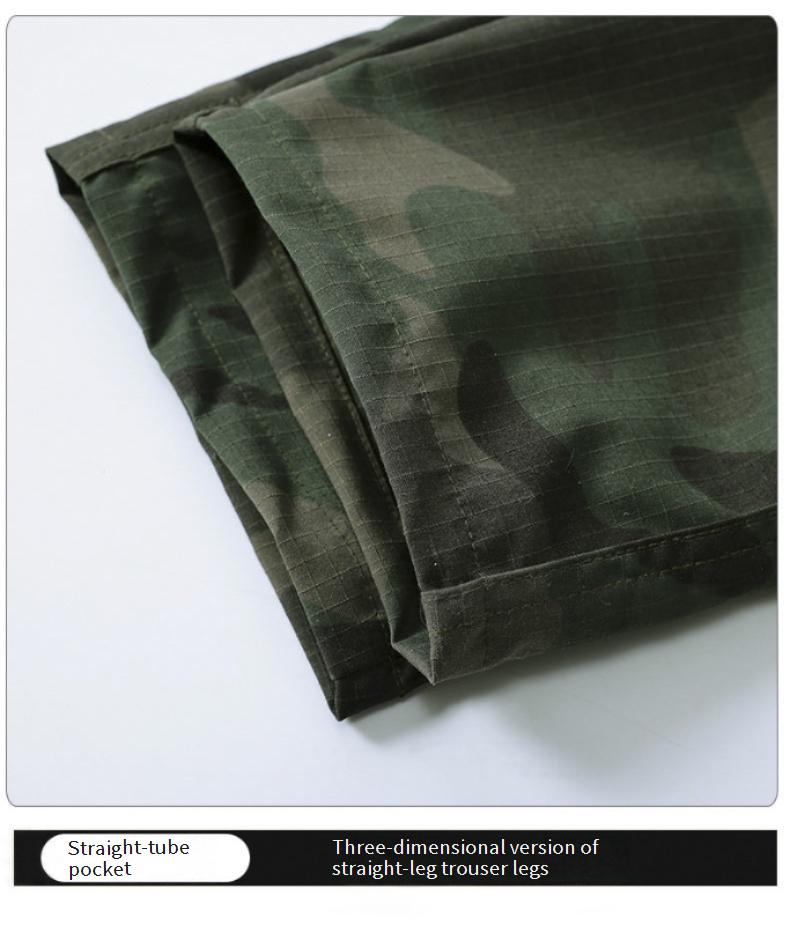 Taktisches Tarnuniform-Set – Strapazierfähige Militärarbeitskleidung für Männer, Outdoor-Training und Feldeinsätze (mehrere Farben und Größen erhältlich)_voghion.com