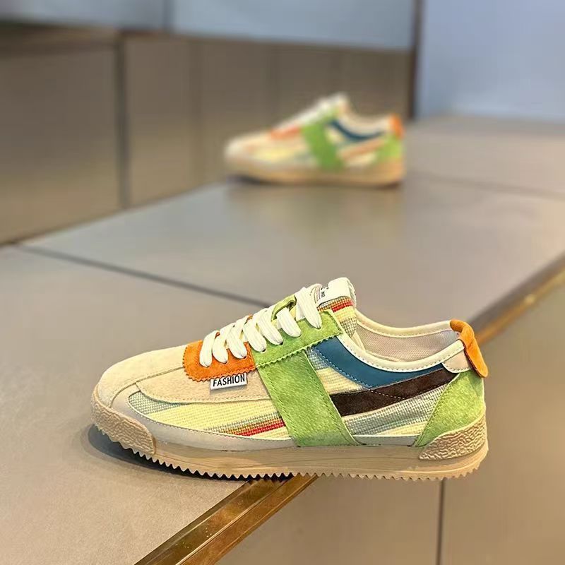 Herrenschuhe, modische Sneakers – atmungsaktive Freizeitschuhe mit leichter PVC-Sohle und bequemer EVA-Innensohle – klassisches Low-Top-Schnürdesign_voghion.com