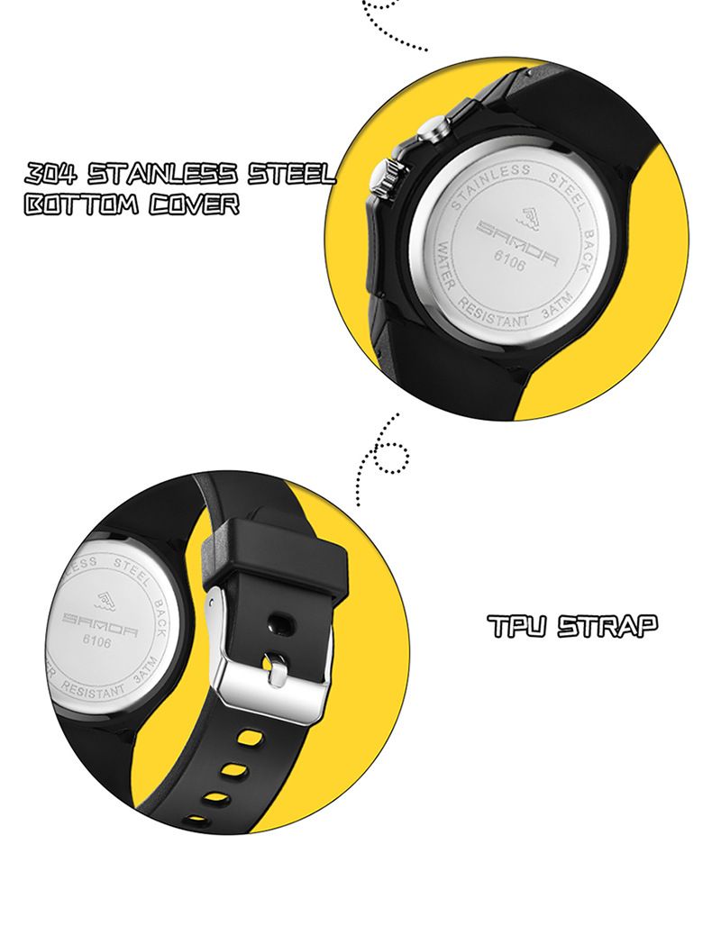 Kids' Digital Quartz Watch With Zodiac Design, Glow In The Dark, Water Resistant, Fashionable Student Wristwatch For Boys And Girls_voghion.com