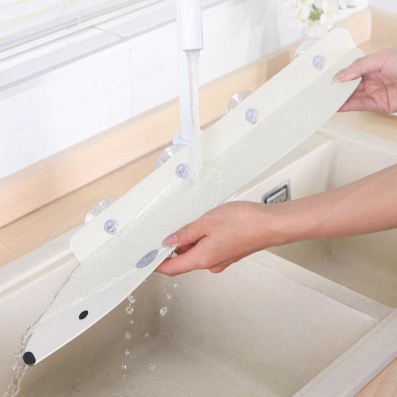 Ventosa per lavello da cucina, deflettore fisso per lavaggio piatti, deflettore per spruzzi d'acqua sul controsoffitto della piscina_voghion.com