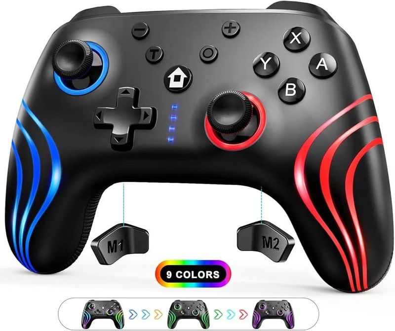 Switch Wireless Bluetooth Game With Screenshot For Android, IOS, Mobile Phone, Gyroscope, Computer, PC Controller_voghion.com